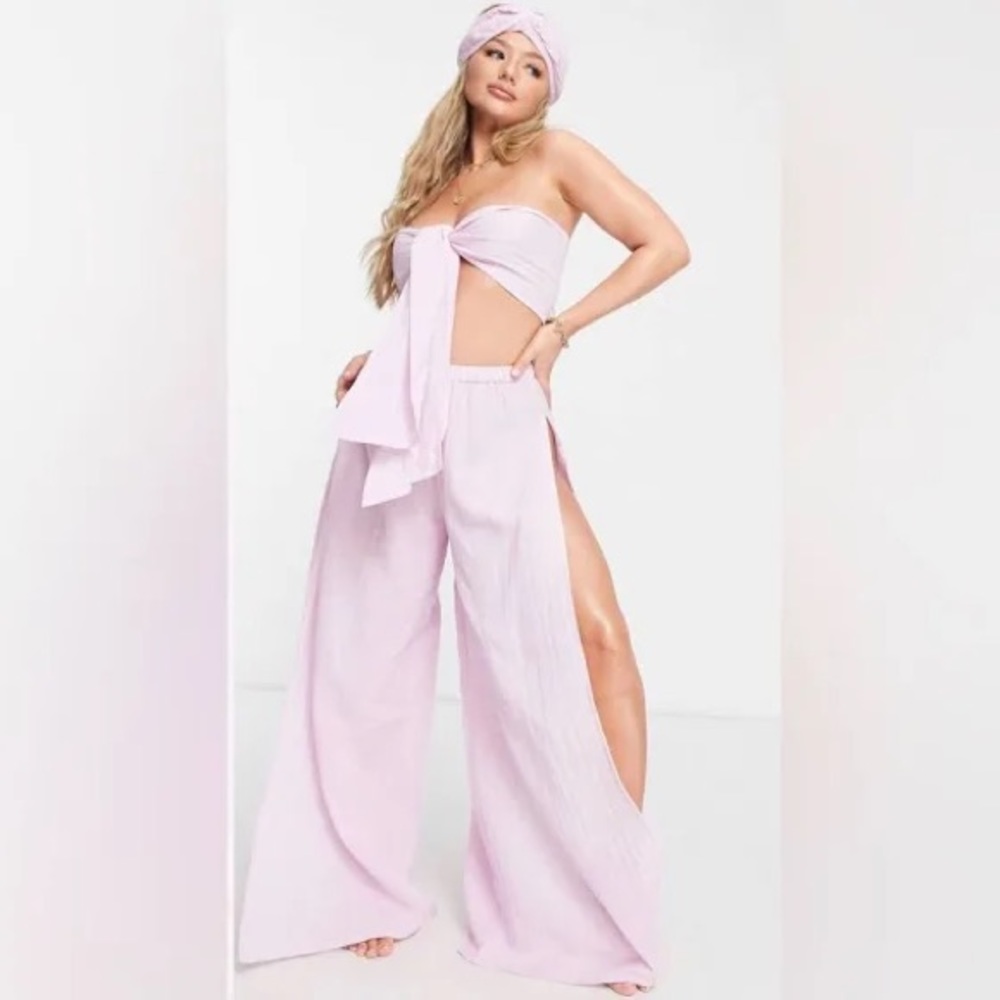 ASOS Lilac Linen Set